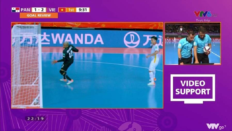 Vì sao trọng tài không công nhận bàn thắng cho ĐT futsal Việt Nam, kể cả khi sử dụng VS