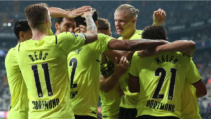 Video highlights Besiktas vs Dortmund: Không thể ngăn cản Erling Haaland
