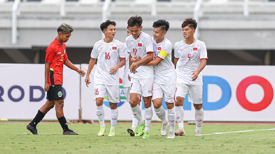 Kết quả U20 Việt Nam vs U20 Timor Leste: Đại thắng 4 sao, xây chắc ngôi đầu