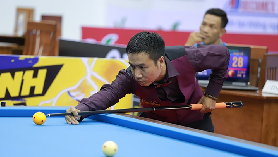 Quyết Chiến, Hồng Thái xuống nhánh thua giải billiards Carom 3 băng quốc tế Bình Dương 2022