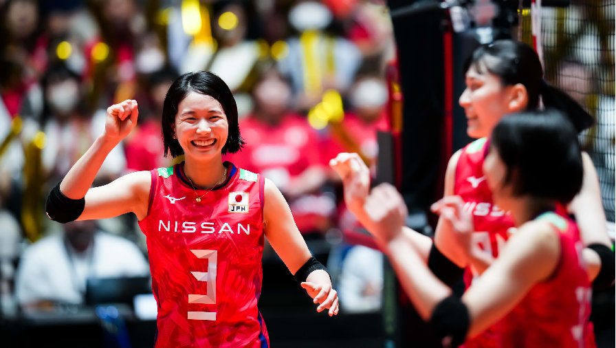 Tuyển bóng chuyền nữ Nhật Bản huỷ diệt đối thủ ở vòng loại Olympic Paris