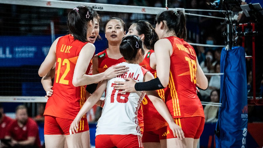 Tuyển bóng chuyền nữ Trung Quốc vượt khó trước đối thủ yếu ở vòng loại Olympic Paris