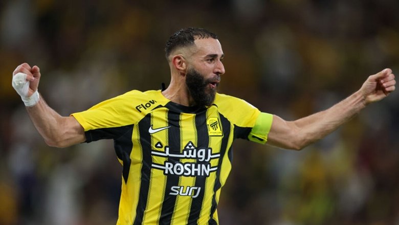 Karim Benzema lập hat-trick, Al Ittihad thắng hủy diệt 7-1