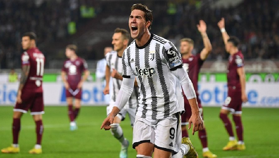 Kết quả Torino vs Juventus: Vlahovic lên tiếng, ‘Lão bà’ giải hạn
