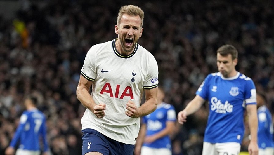 Kết quả Tottenham vs Everton: Kane lập công, Gà trống áp sát ngôi đầu