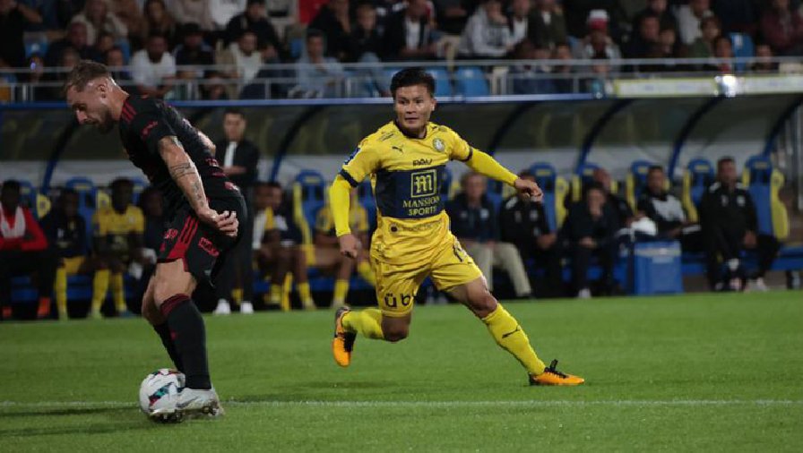 Quang Hải thi đấu thế nào, được chấm mấy điểm ở trận Pau FC thắng Annecy?