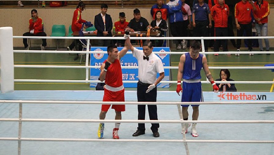 Nguyễn Văn Hải lội ngược dòng kịch tính ở tứ kết Boxing Đại hội