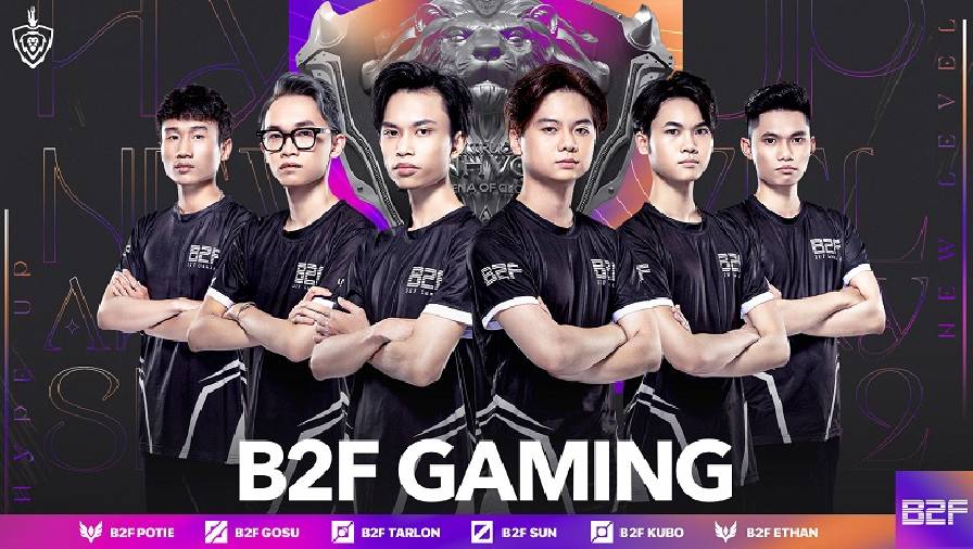 Liên Quân Mobile: B2F Gaming chốt đội hình tham dự ĐTDV mùa Xuân 2022