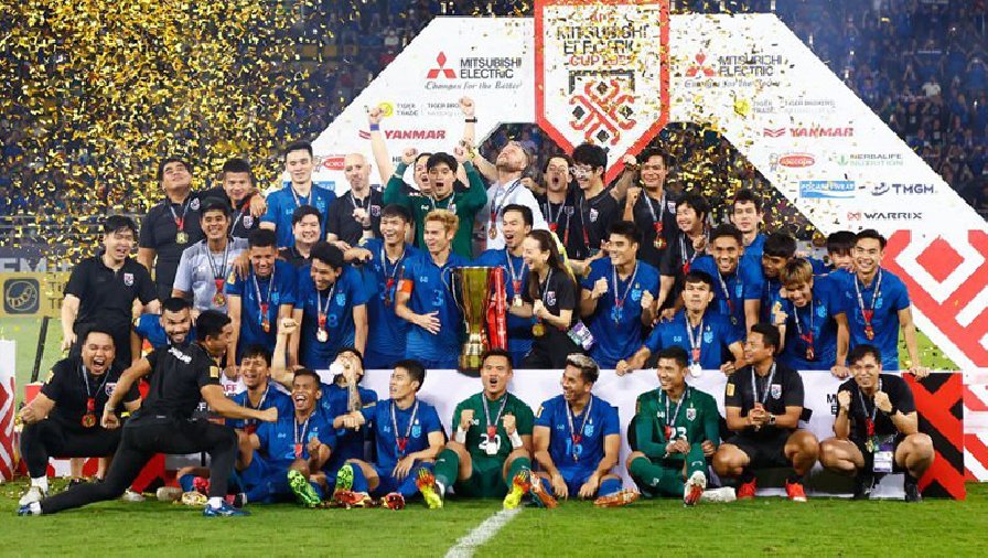 ĐT Thái Lan được thưởng 25 tỷ đồng khi vô địch AFF Cup 2022