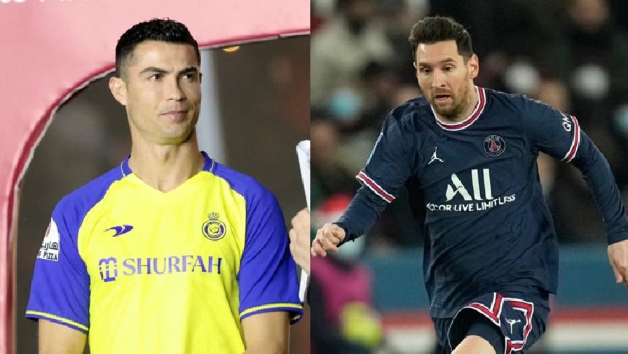Ronaldo làm thủ quân đội các ngôi sao Saudi Arabia đối đầu Messi