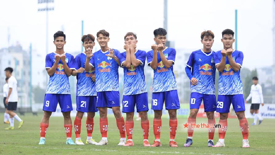 Lê Văn Trường lập hat-trick, U19 HAGL 'đánh tennis' trước U19 Lâm Đồng