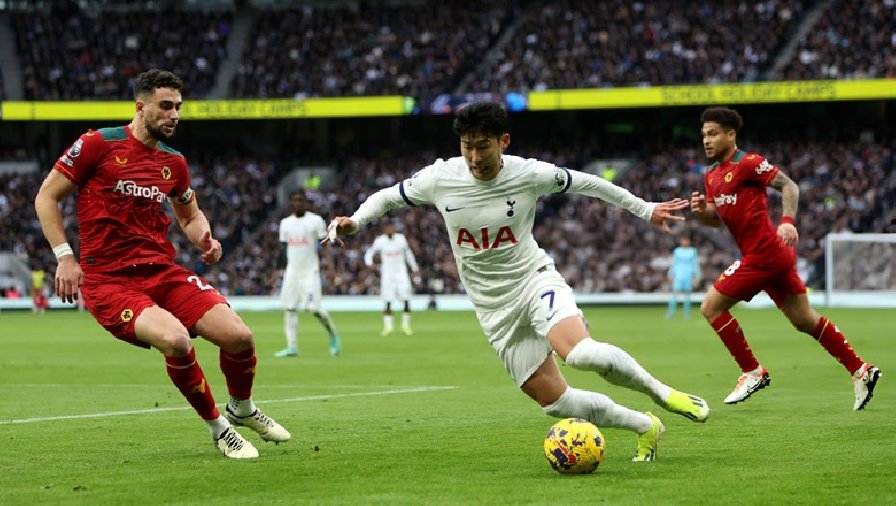 Kết quả bóng đá Tottenham vs Wolves: Son Heung Min mất hút, tạm biệt Top 4