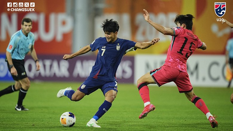 Thái Lan nối gót Indonesia, rời giải U20 châu Á sau 2 trận thua đậm