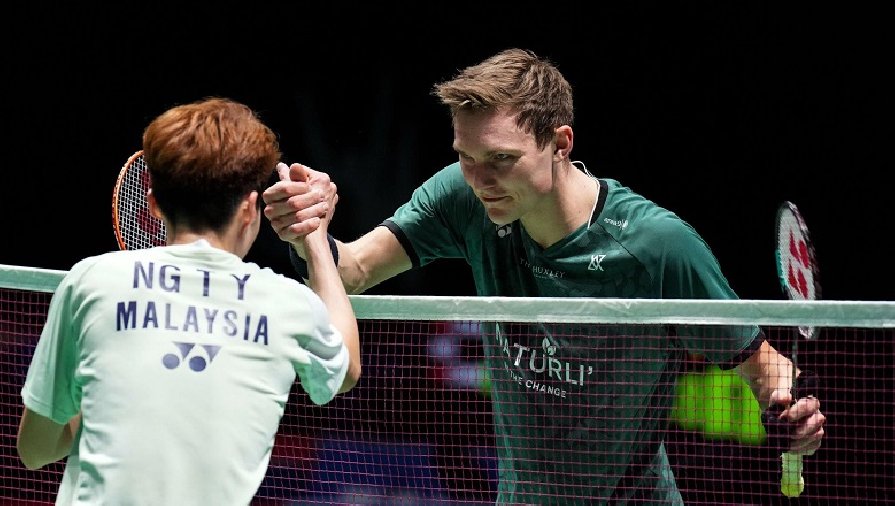 Kết quả cầu lông Toàn Anh 2023: Tay vợt Malaysia gây sốc, loại Viktor Axelsen