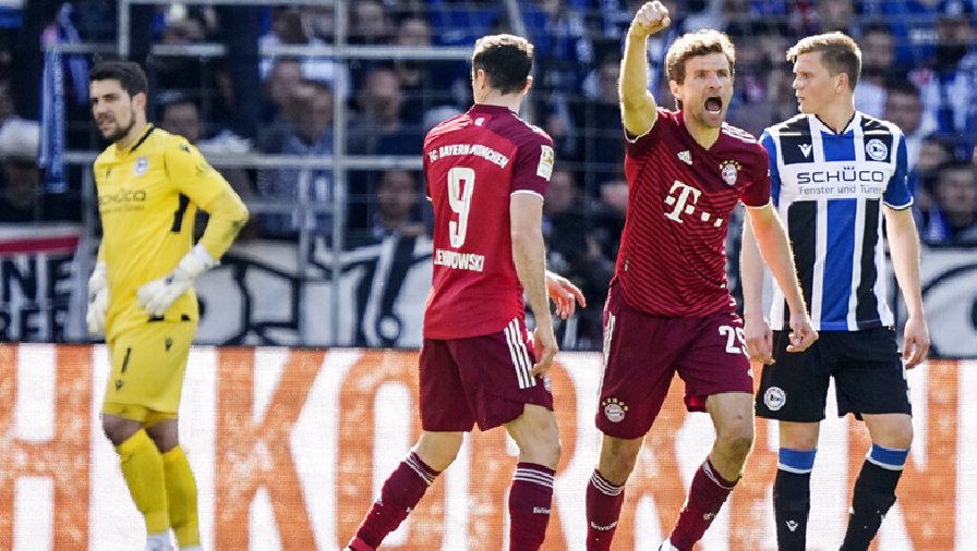 Bayern Munich thắng nhàn Arminia Bielefeld, tiến gần tới chức vô địch Bundesliga