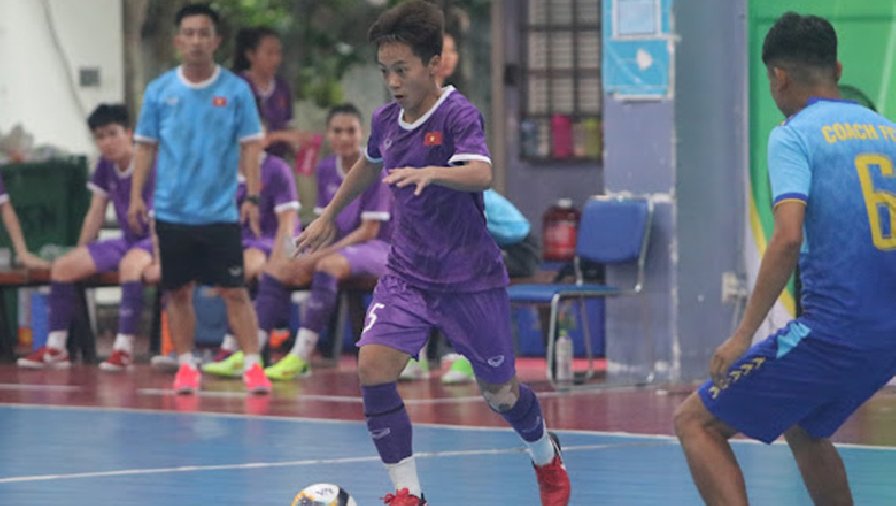 ĐT futsal nữ Việt Nam luyện chống power-play trước khi sang Tây Á tập huấn