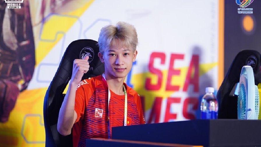 Việt Nam giành Huy chương vàng PUBG Mobile cá nhân SEA Games 31