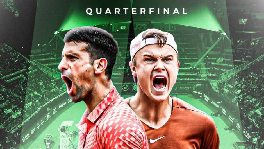 Trực tiếp tennis Djokovic vs Sinner, Tứ kết Rome Masters - 18h00 ngày 17/5