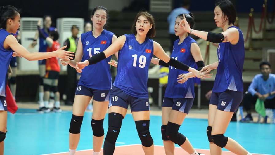 Tuyển bóng chuyền nữ Việt Nam cao vượt Thái Lan, Nhật Bản ngang Hàn Quốc