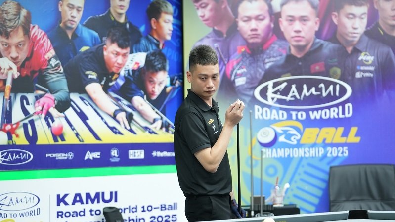Xác định Top 16 của vòng loại 2 Kamui Road to World 10-ball Championship 2025