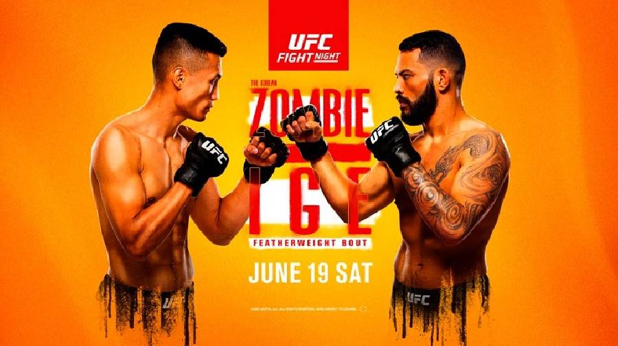 Lịch thi đấu UFC Vegas 29: The Korean Zombie vs. Dan Ige