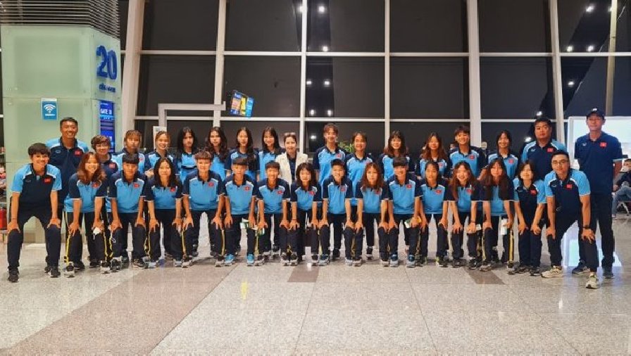 U18 nữ Việt Nam lên đường sang Nhật Bản tập huấn