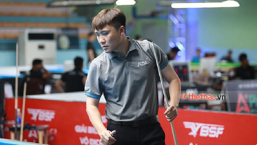 ĐKVĐ Tạ Văn Linh chủ động xin thua Dương Quốc Hoàng tại tứ kết giải Billiards VĐQG 2023