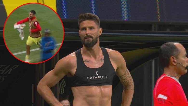 Sự cố hy hữu tại FIFA Club World Cup 2025: Giroud ra sân nhưng quên... mặc áo