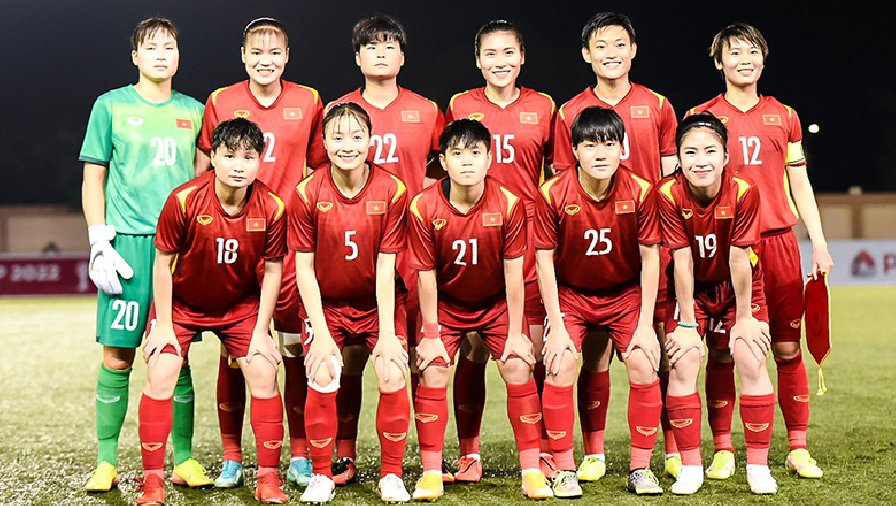 Lịch phát sóng trực tiếp bóng đá hôm nay 17/7: ĐT nữ Việt Nam thi đấu
