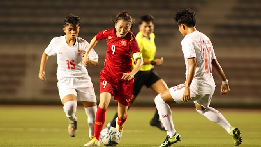 Link xem trực tiếp tranh hạng 3 nữ Việt Nam vs nữ Myanmar, 15h00 ngày 17/7