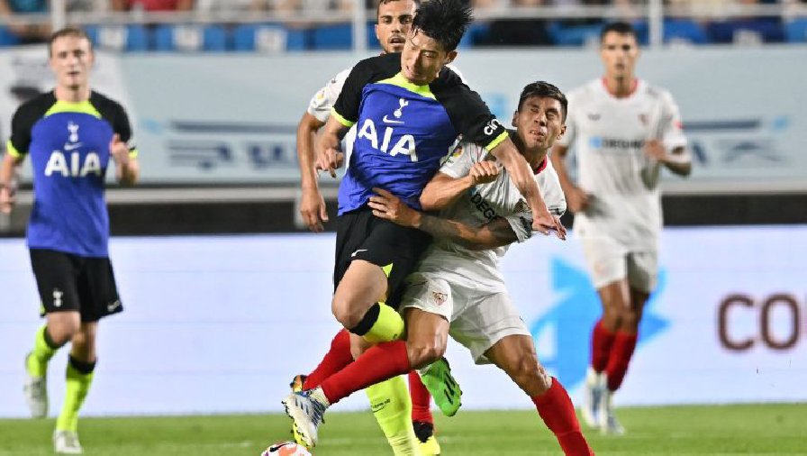 Son Heung Min khiến đối thủ đổ máu trong trận giao hữu của Tottenham