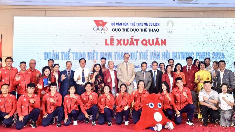 Đoàn Thể thao Việt Nam xuất quân tham dự Olympic Paris 2024