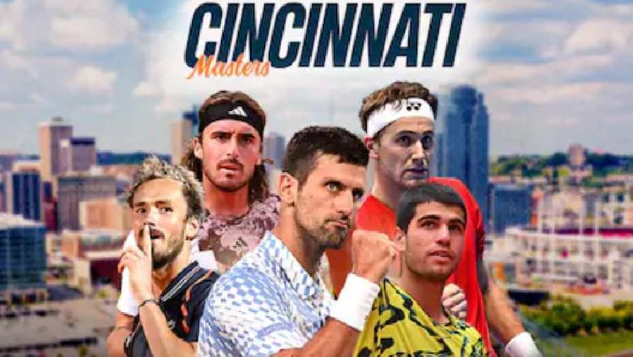 Lịch thi đấu tennis Cincinnati Masters 2023 hôm nay mới nhất