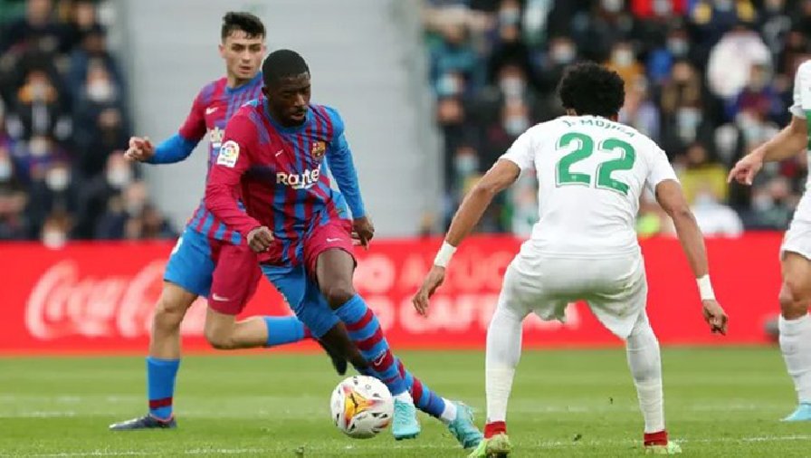 Thành tích, lịch sử đối đầu Barcelona vs Elche, 21h15 ngày 17/9