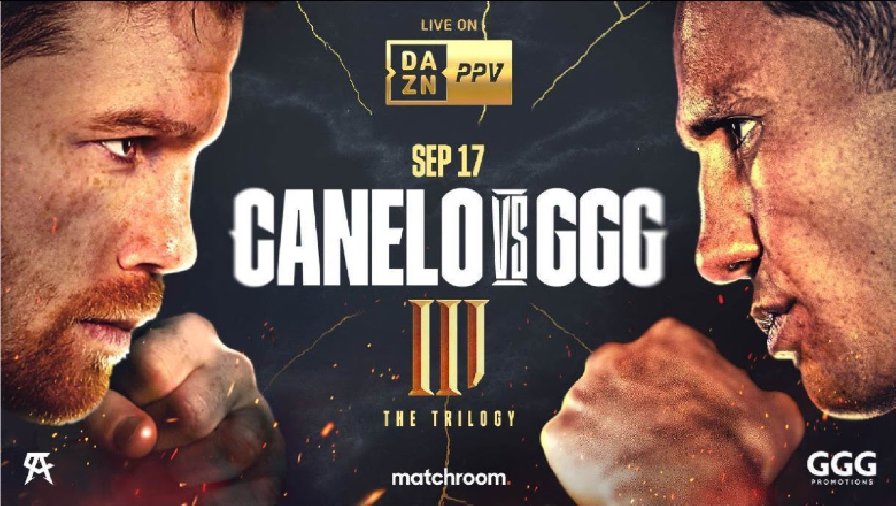 Xem trực tiếp Boxing Canelo Álvarez vs GGG 3 ở đâu, kênh nào?