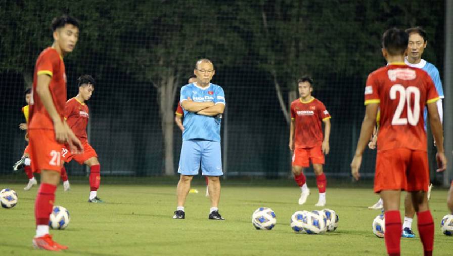 ĐT U23 Việt Nam chuẩn bị cho trận gặp U23 Kyrgyzstan