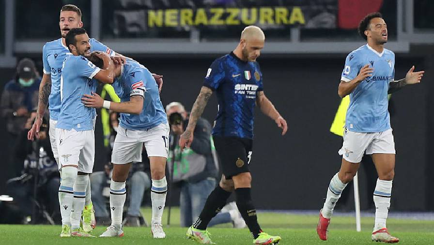 Inter Milan đứt chuỗi bất bại khi thua đậm Lazio