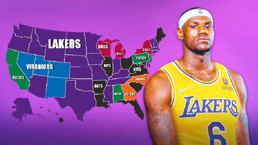 Los Angeles Lakers vững 'danh hiệu' đội bóng NBA bị ghét nhất nước Mỹ
