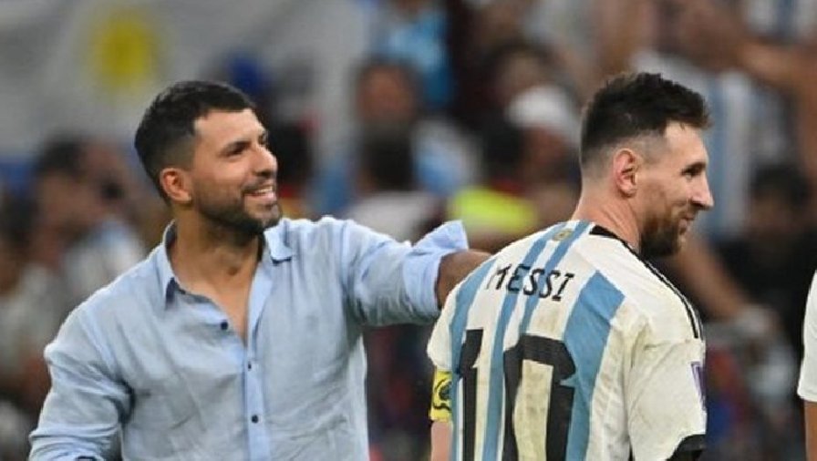 Aguero tập trung cùng ĐT Argentina, ngủ chung phòng với Messi