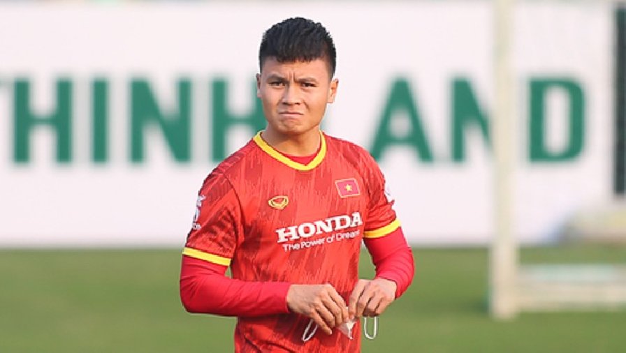 Quang Hải tập buổi đầu cùng ĐT Việt Nam, nói thẳng lý do trở về đá AFF Cup 2022