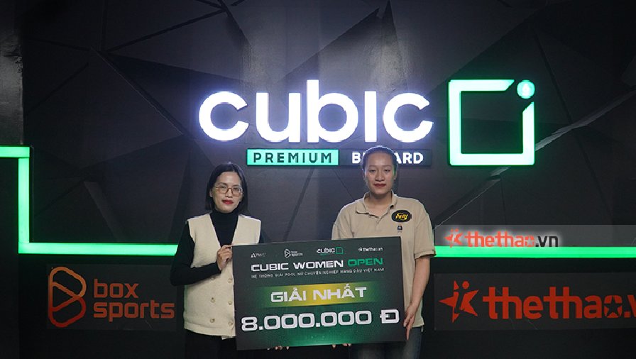 Dương Yến Vi đánh bại Đoàn Thị Ngọc Lệ, lên ngôi vô địch Cubic Women Open 2023 - Mùa 2