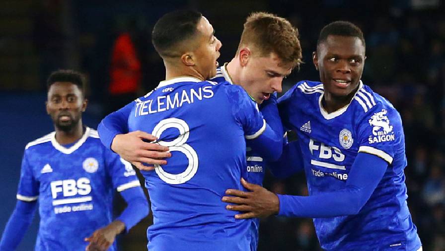 Leicester thắng đậm đối thủ vô danh, đặt 1 chân vào vòng 1/8 Cúp C3 châu Âu