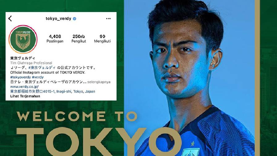 Sao trẻ Indonesia giúp đội bóng mới ở Nhật Bản lập kỷ lục trên mạng xã hội