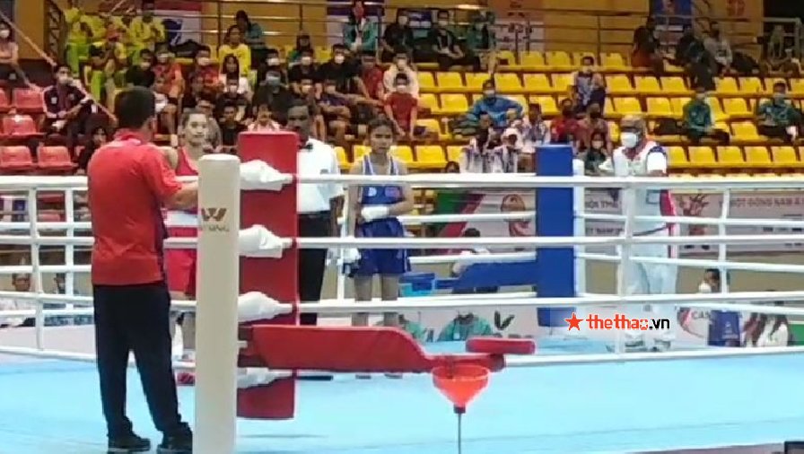 Boxing SEA Games 31: Nguyễn Thị Tâm đánh bại đối thủ ngay hiệp 1