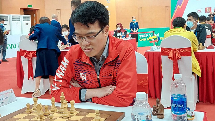ĐT cờ vua Việt Nam dẫn đầu nội dung cờ nhanh đồng đội