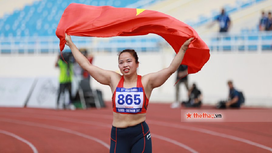Lò Thị Hoàng phá kỷ lục SEA Games, đoạt HCV ném lao nữ