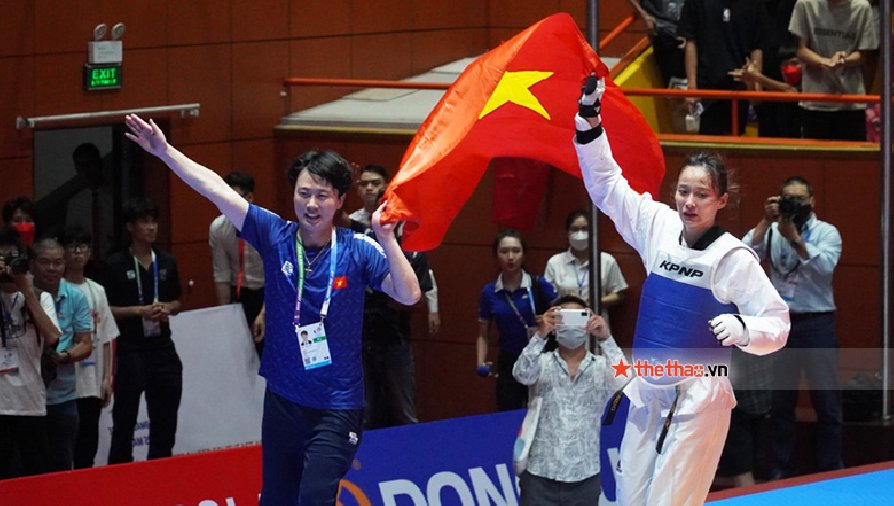 Nguyễn Thị Hương lội ngược dòng kịch tính, đoạt HCV Taekwondo đối kháng