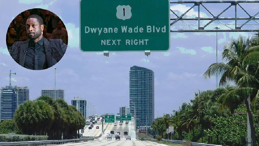 Sau Kobe Bryant, Dwyane Wade cũng được đặt tên đường
