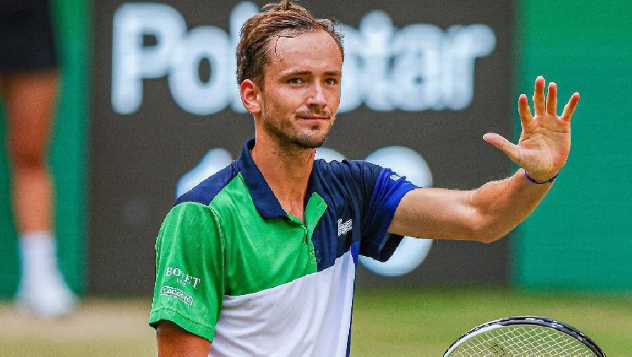 Lịch thi đấu tennis hôm nay 18/6: Bán kết Halle Open - Medvedev gặp Otte