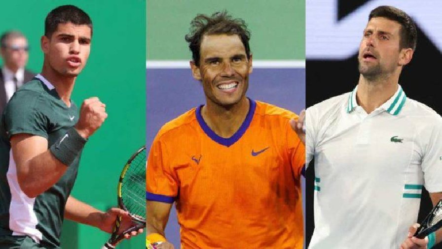 Nadal, Djokovic và Alcaraz cùng tham dự một giải đấu chạy đà cho Wimbledon 2022